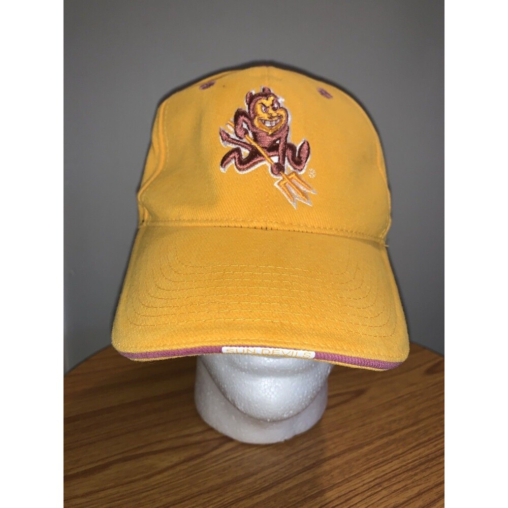Arizona Sun Devils NCAA College Donegal Bay Fitted M/L Yellow Cap Hat
